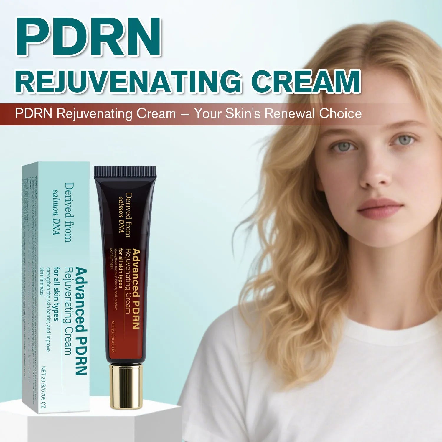 20ml skin-activating hydrating cream tube with firming and wrinkle care properties