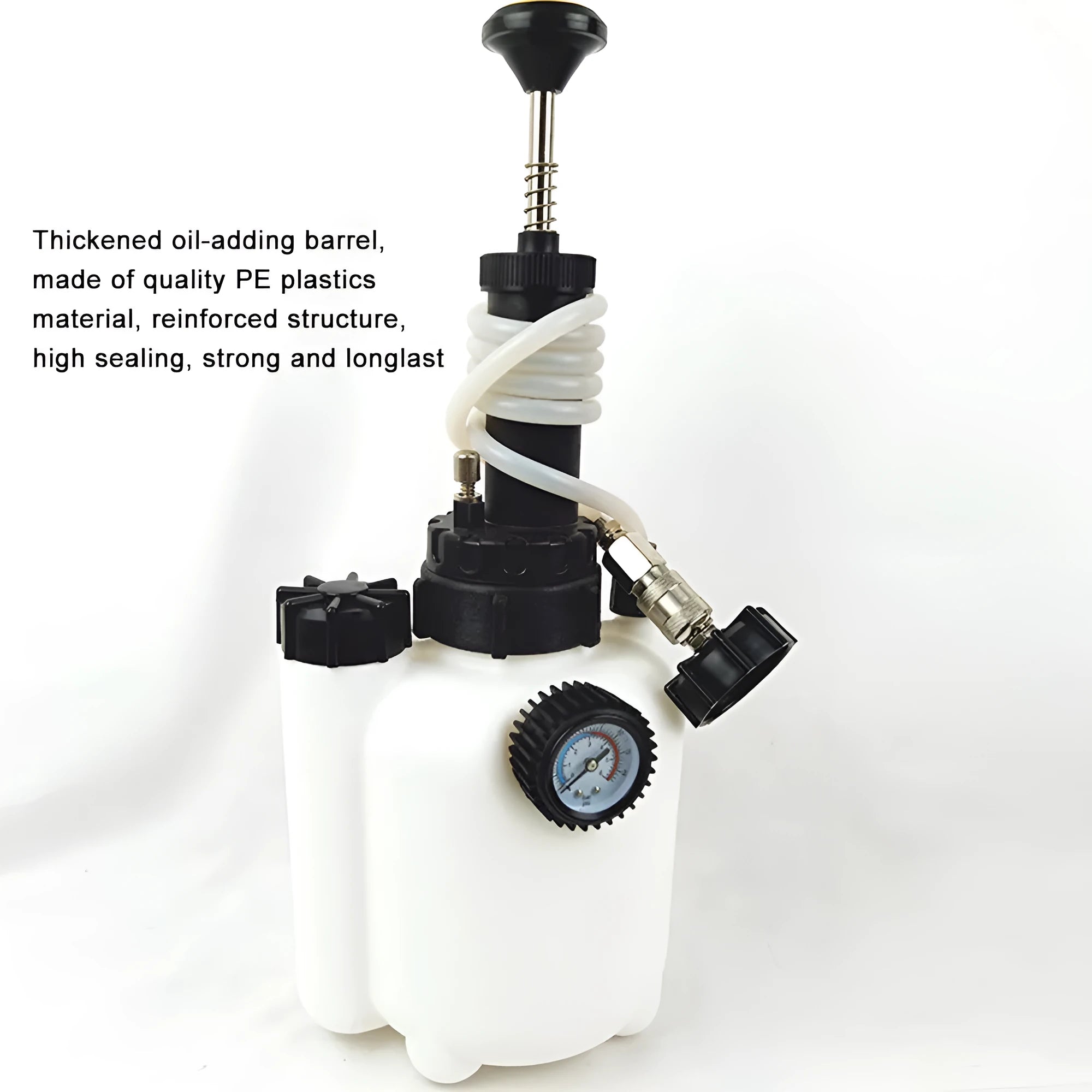 3 litre automotive brake fluid tank replacement tool kit with copper tank and iron pump