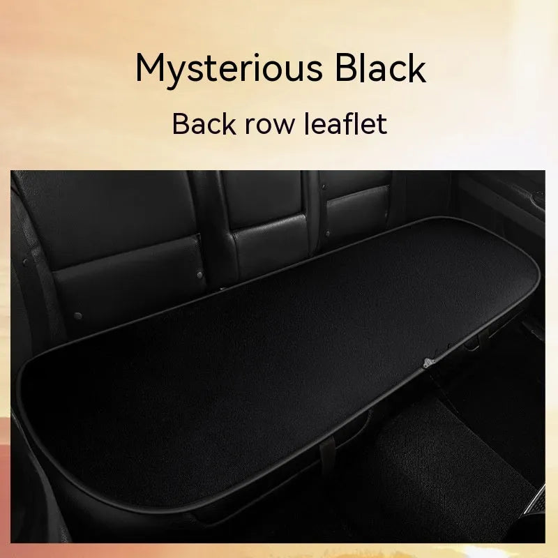 Car heating cushion with automatic temperature control and cotton filler in beige, black or coffee brown