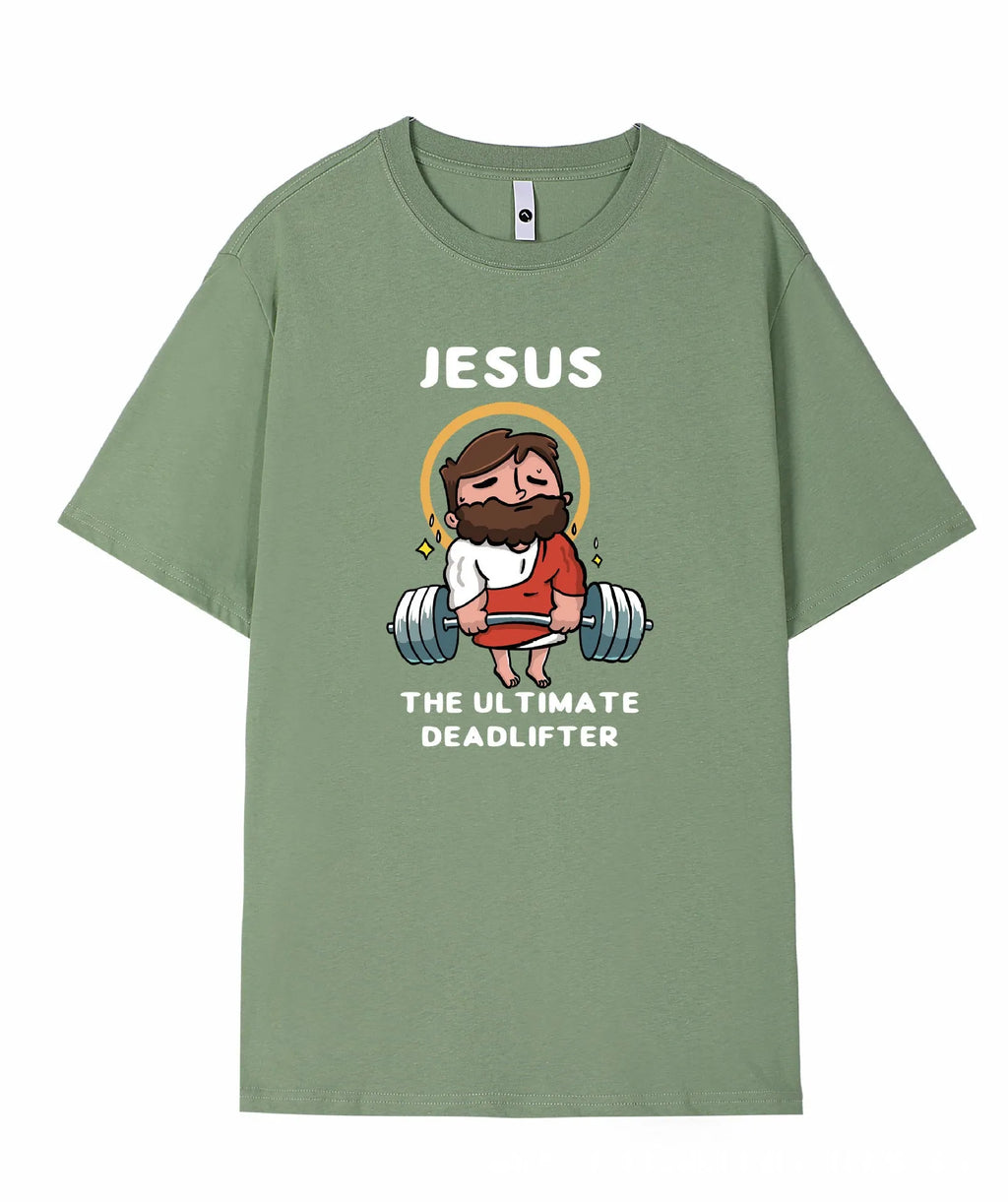 Men's plain pure cotton short sleeve t-shirt on a hanger, shown in apricot colour.
