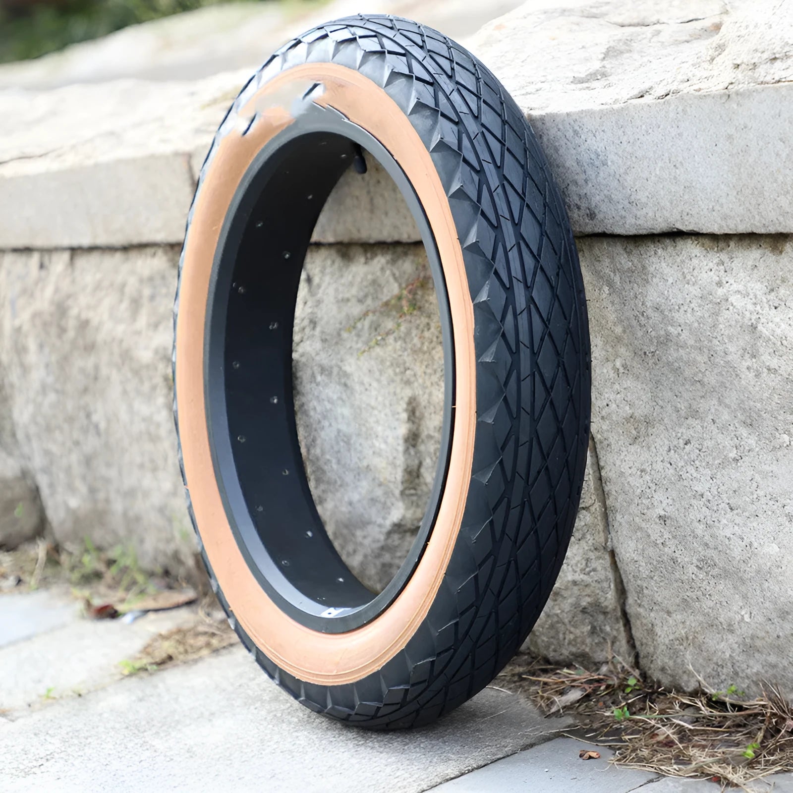 20x4.0 inch brown rubber snowmobile tyre for electric beach cars