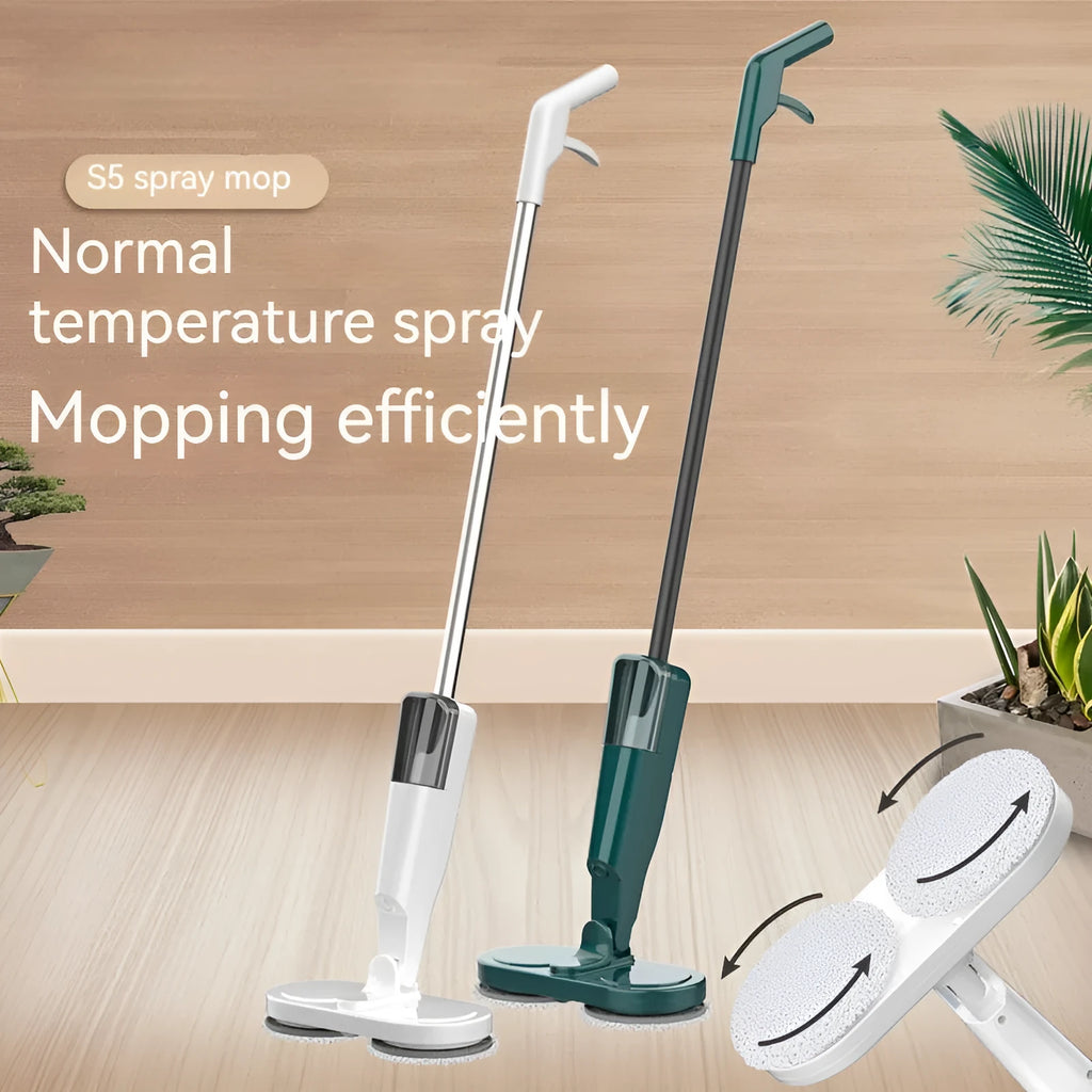 S5 Green wireless robotic vacuum and mop all-in-one machine with charging base
