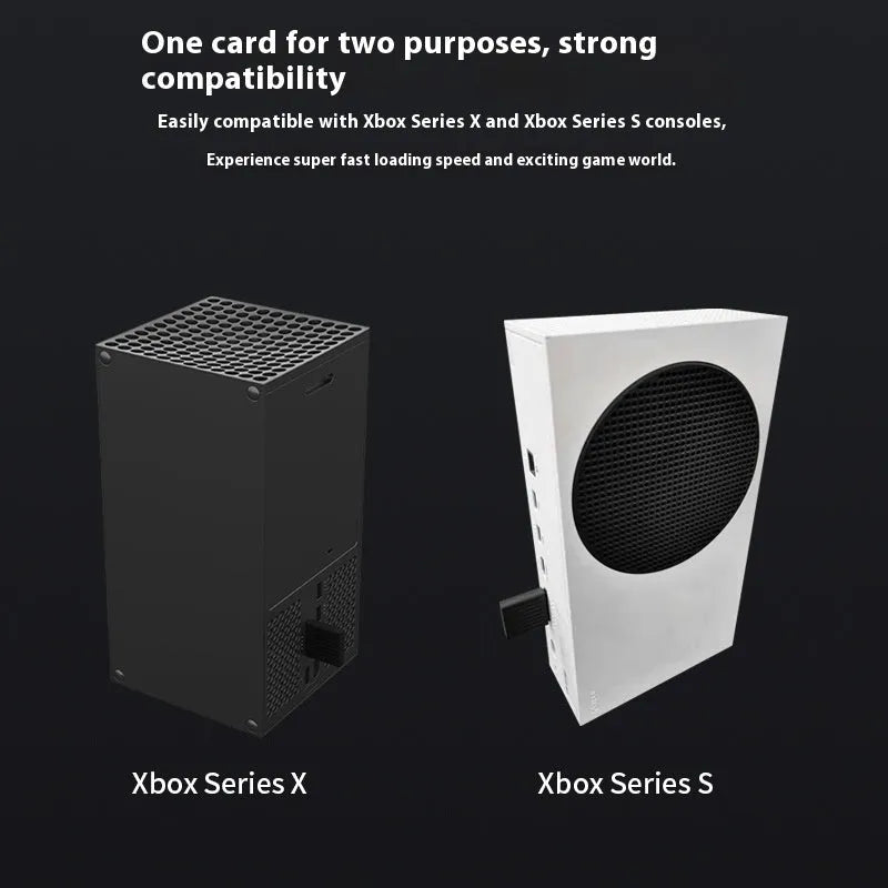 Aluminium alloy Xbox Series X S hard disk switching box with CFexpress to M.2 SSD interface.