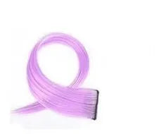 Long curly gradient hair wig patch in mixed silk material, showing 60cm length and vibrant colour options.