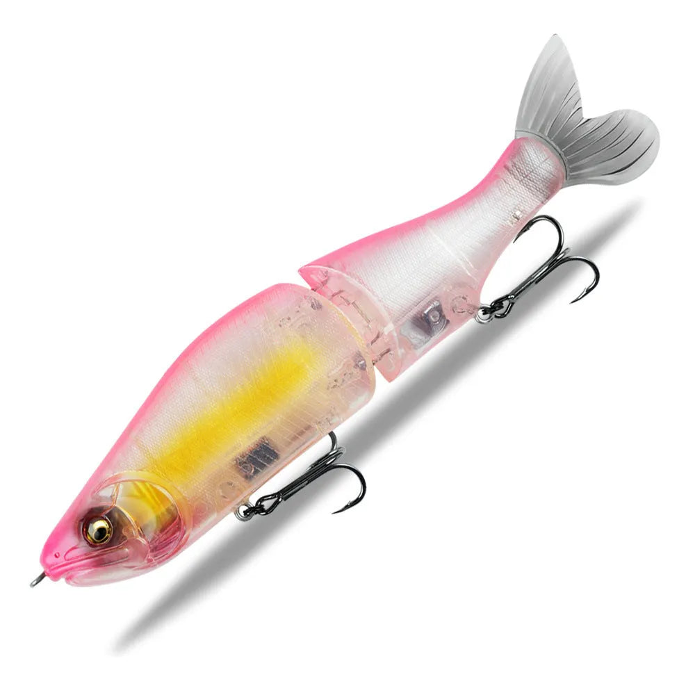 185mm soft plastic fishing bait in realistic fish design for bass fishing