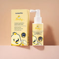 Children's probiotic oral spray bottle for teeth cleaning and cavity prevention in strawberry and orange flavours