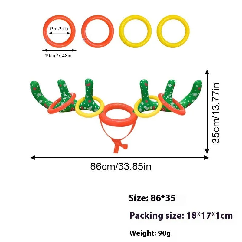 PVC inflatable character ferrule throwing toy in multiple Halloween and festive designs