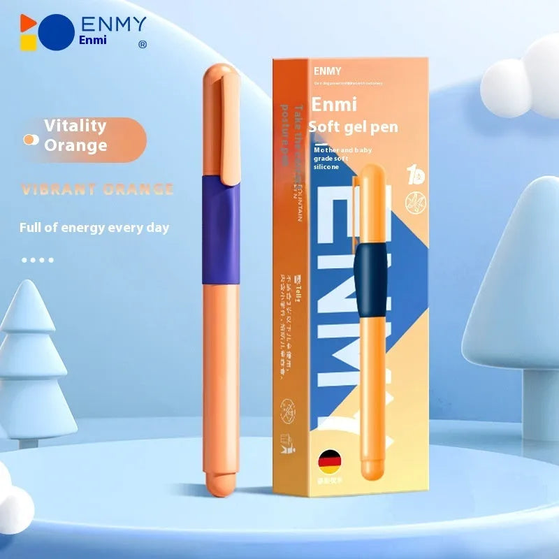 Student posture correction pen in blue, green, purple, and orange colour options with plastic shell.