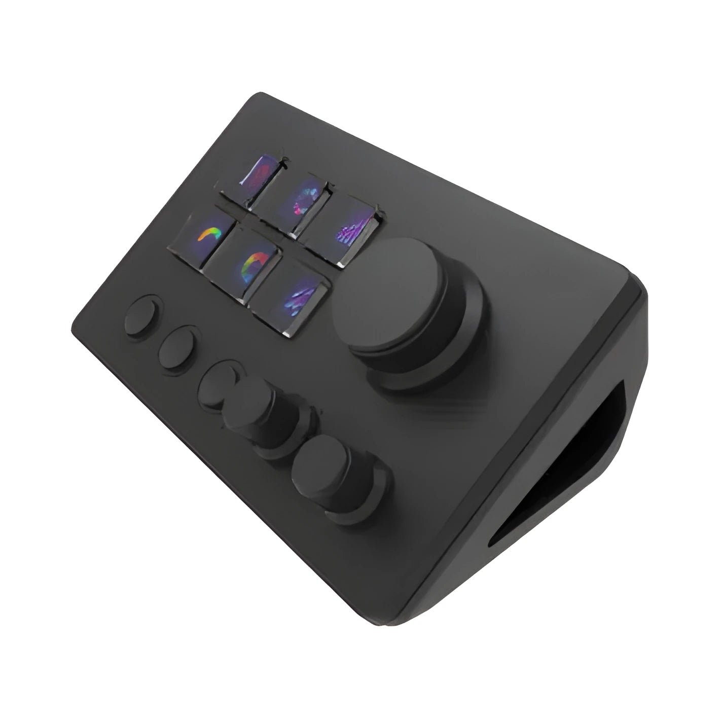 Visual Keyboard N3 silicone keypad with USB cable and adjustable bracket in black or white