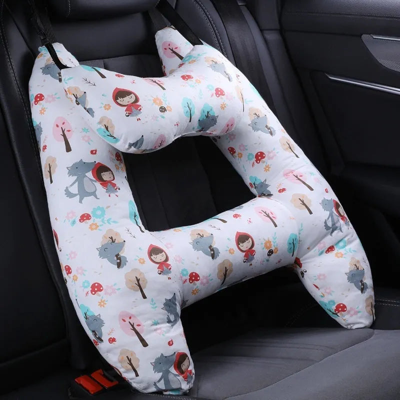 55x70cm automotive headrest pillow with pearl cotton filling showing pattern options