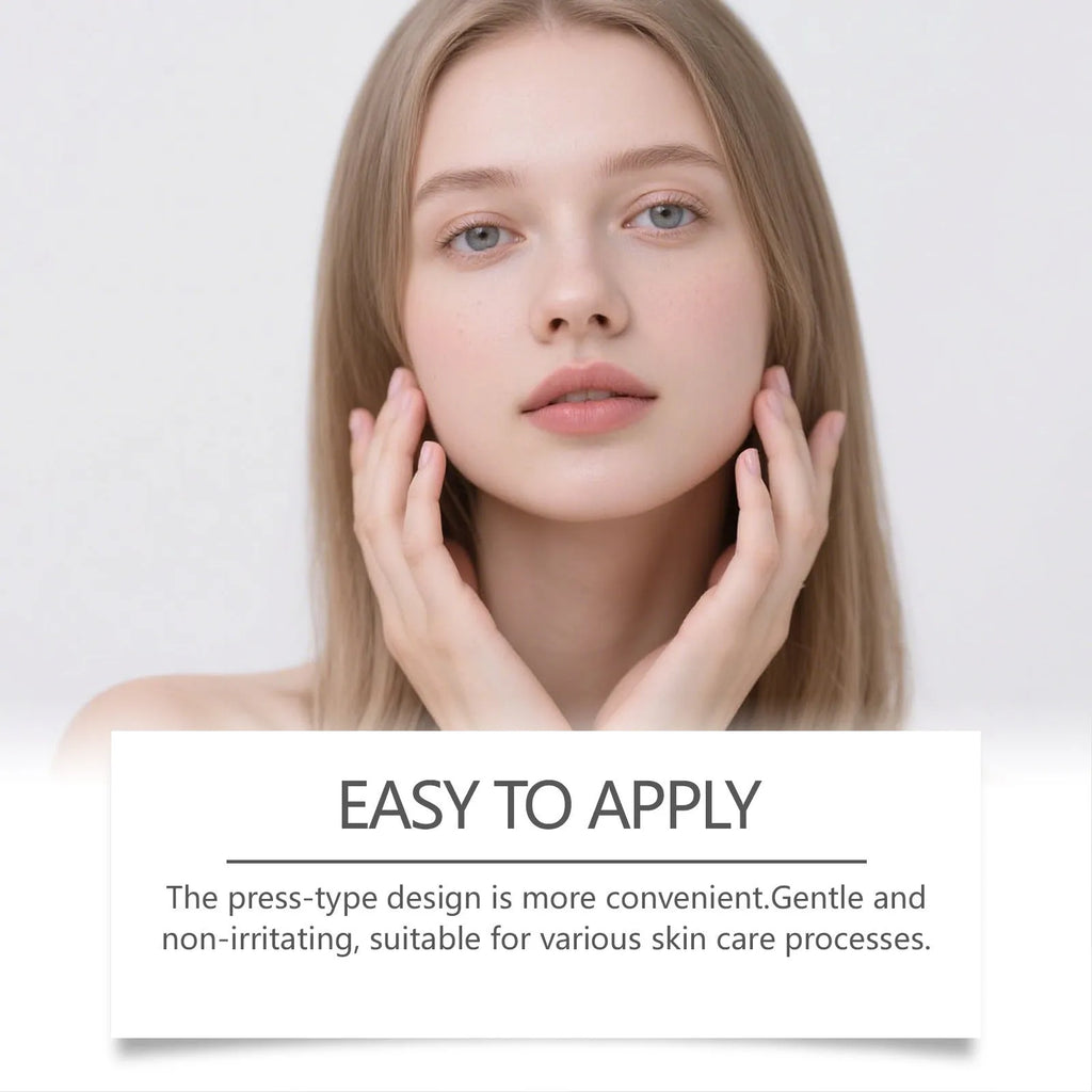 80ml bottle of cleansing and nourishing facial moisturising liquid with hyaluronic acid.