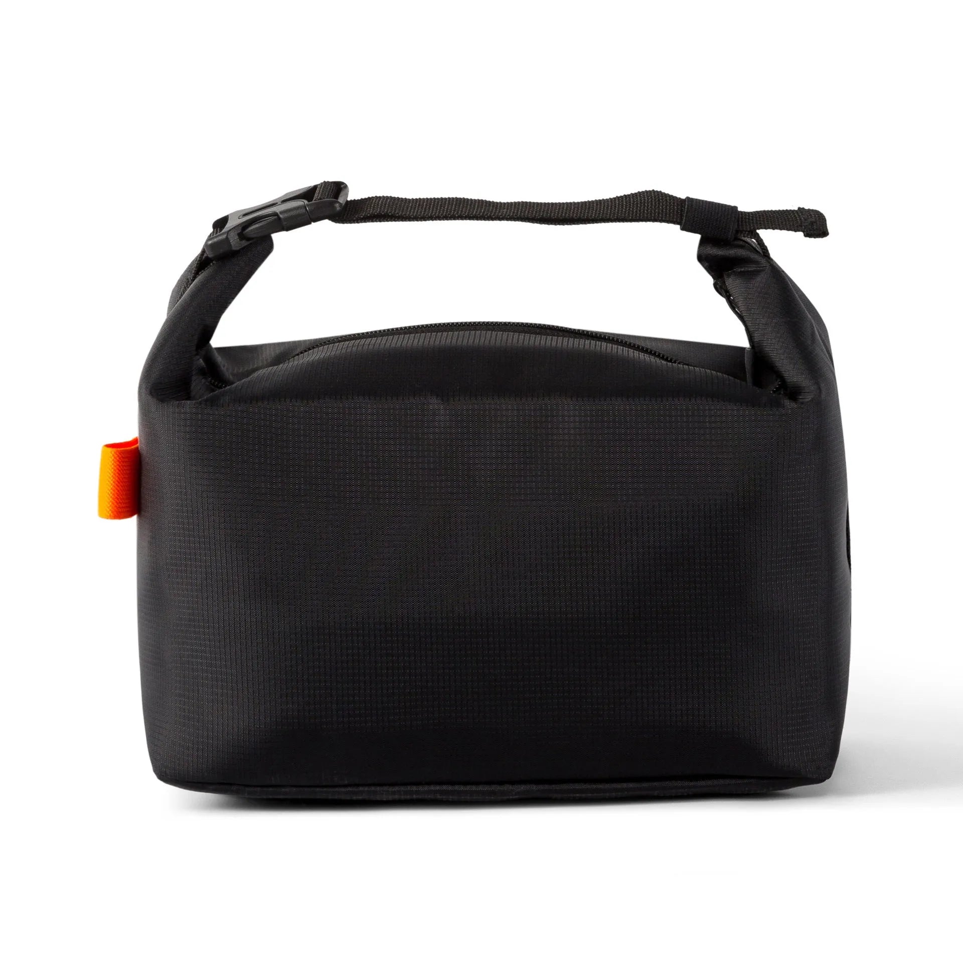 Japanese-style insulated lunch bag in Oxford cloth, shown in Army Green colour with a wide opening.