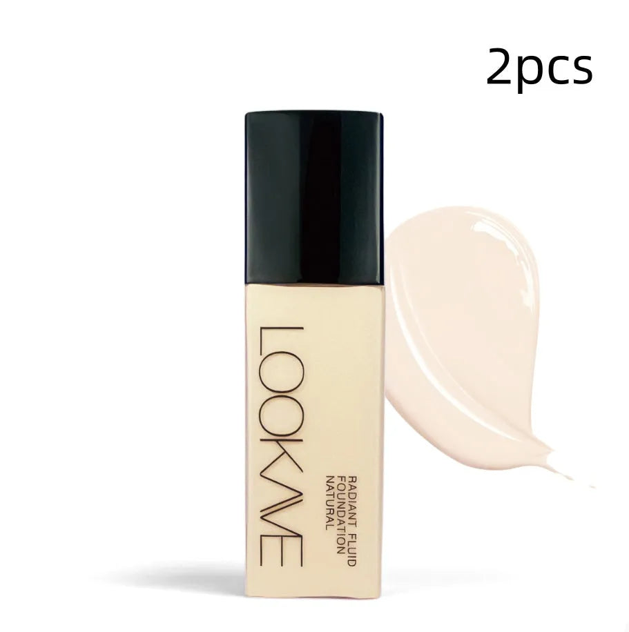 LOOKAVE Matte Liquid Foundation tube in 21c size with shade options LK63C-01 to LK63C-06