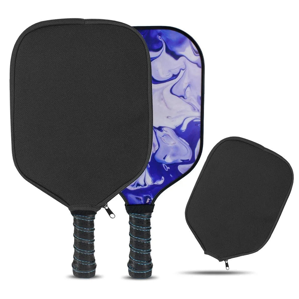 Black neoprene protective sleeve for table tennis racket equipment padding
