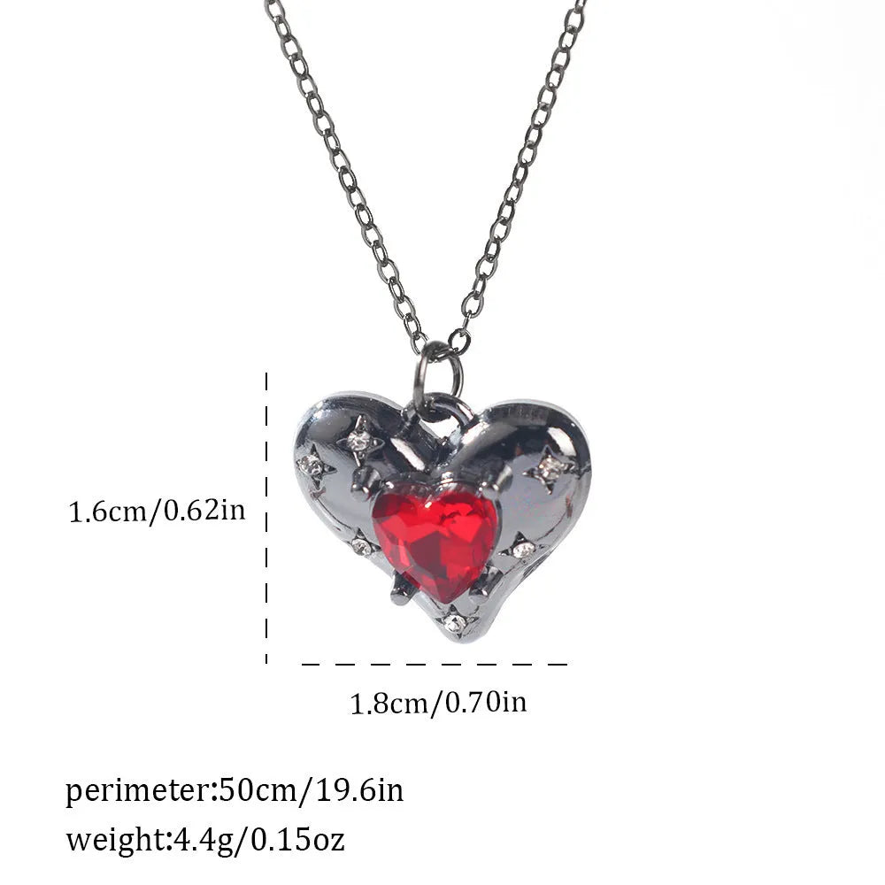 Dark style Halloween necklace for women with a choice of alloy bat, spider, or cross pendants on a chain.