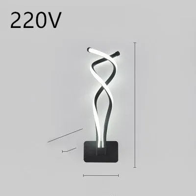 Minimalist Nordic-style LED wall lamp mounted on a wall, shown in a black finish with a soft glow.