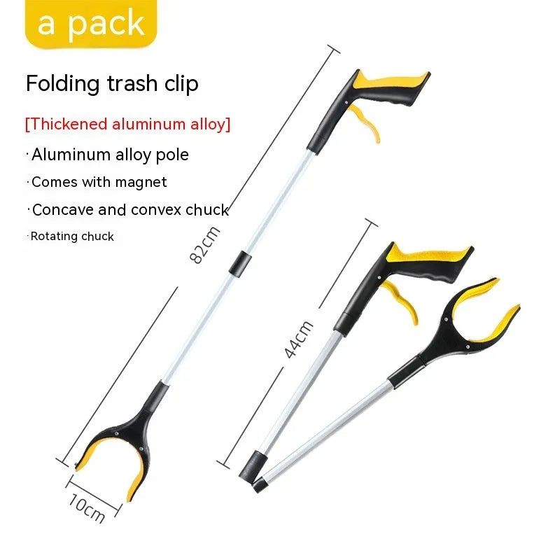 Blue trash folder artifact sewer pliers cable management tool with plastic and aluminum alloy construction