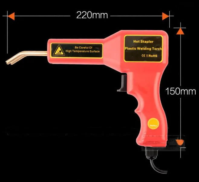 CR-307 plastic repair welding gun with LED light for car bumper repair