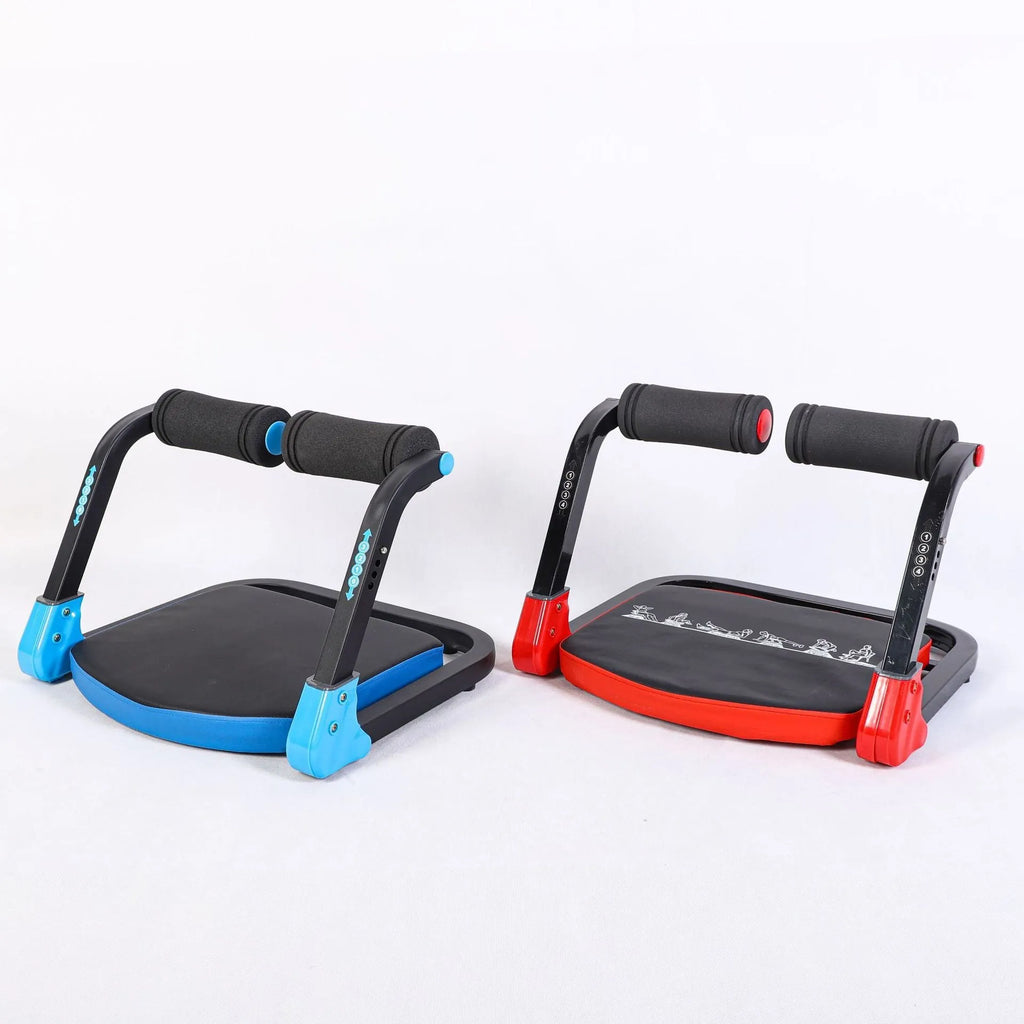 Mini multifunctional abdominal training device in sky blue colour