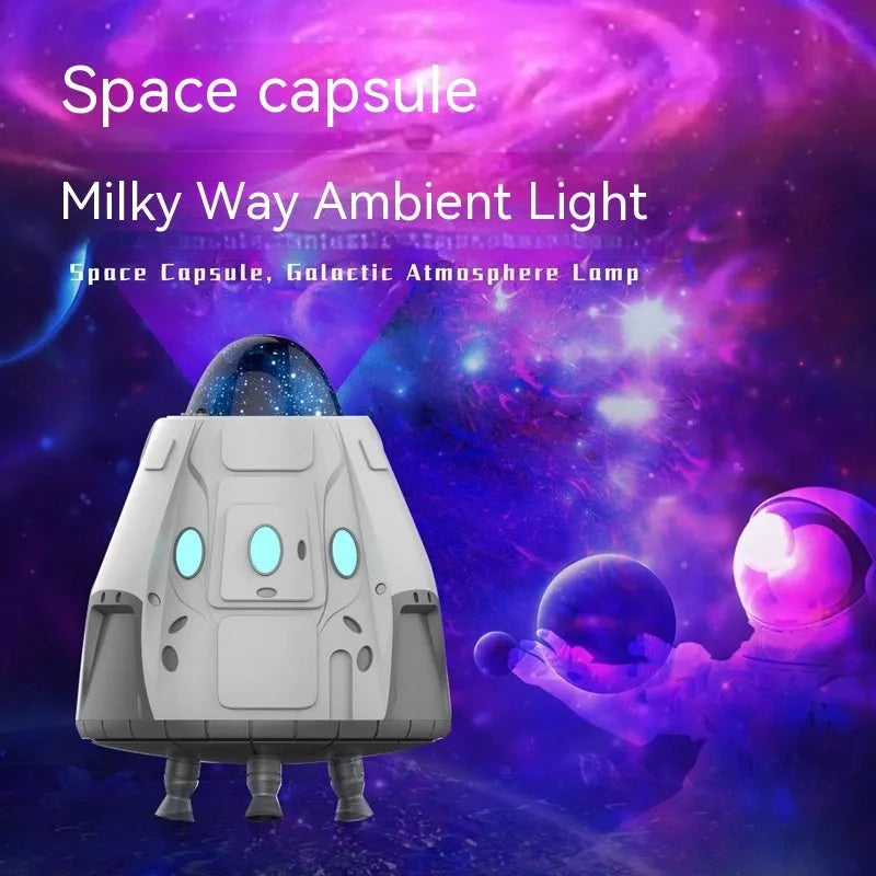 White space capsule Bluetooth remote control Northern Lights starry sky ambience light