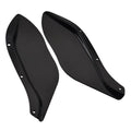 Harley-Davidson motorcycle side wing head covers in black and transparent options for FLHR FLHT FLHX models