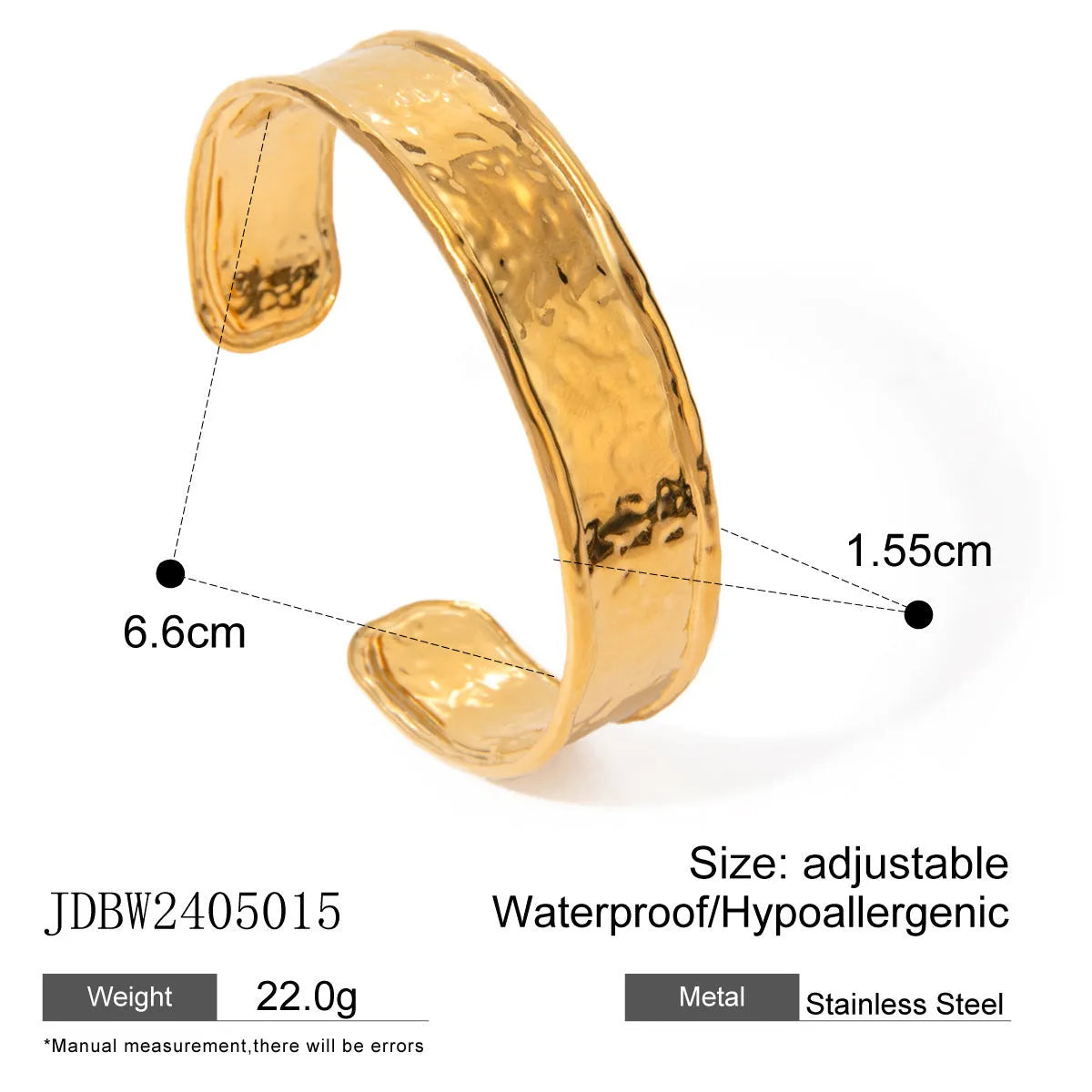 Stainless steel opening ring with electroplated finish in multiple colour options