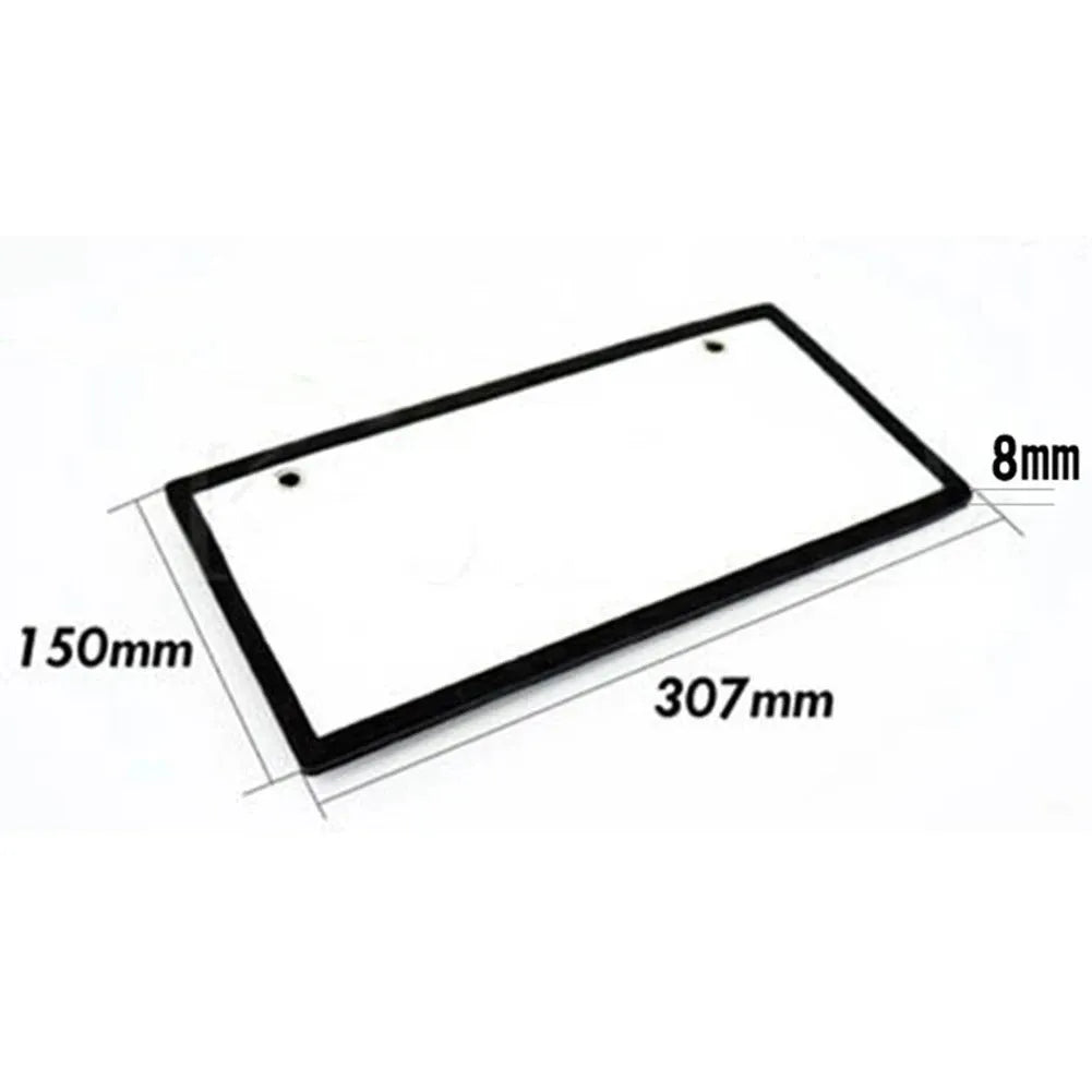 LED truck license plate light set with two clear plastic housings showing uniform illumination