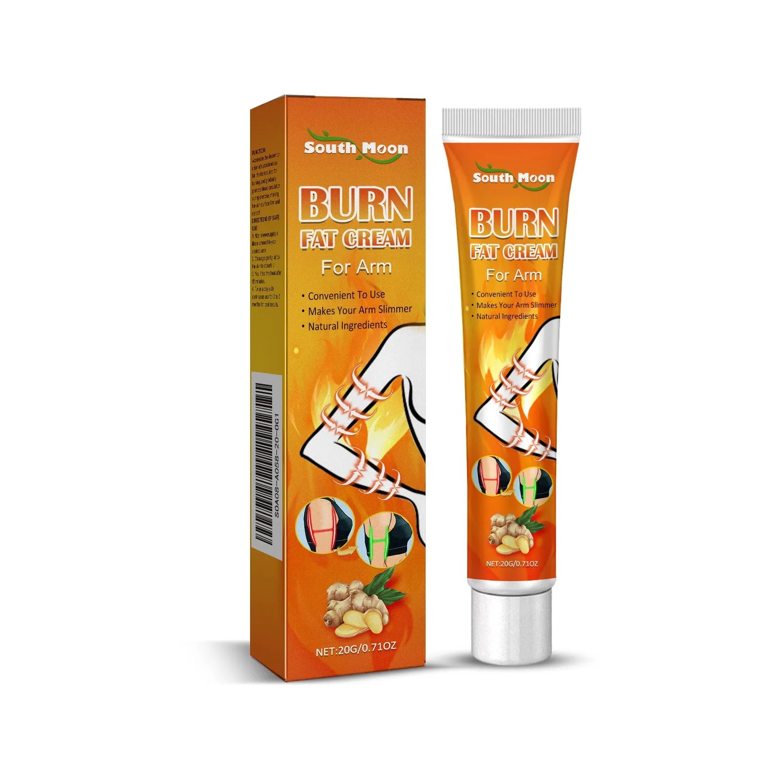 20g tube of body care cream for arm firming and massage