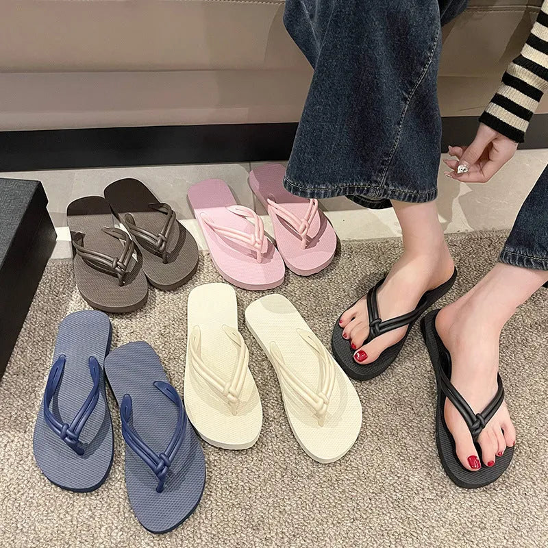 Men's PVC flip flops in a covered toe style on a light background, showing colour options.