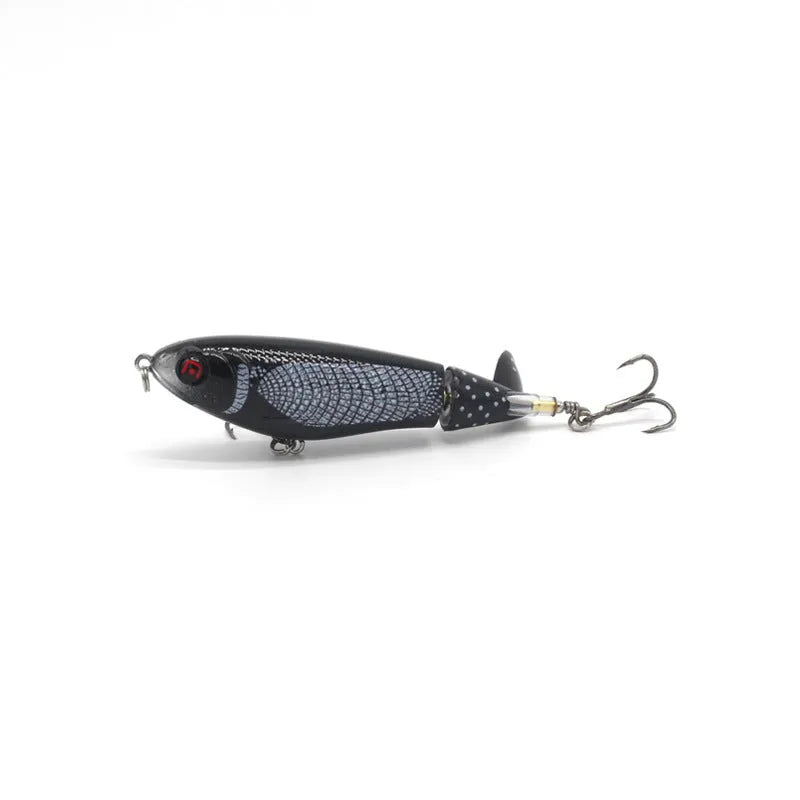 7.5cm long bionic fishing lure bait for road fishing shown in one of its five colour variations