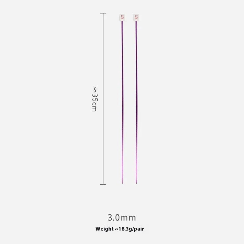 Complete set of 28 crochet hooks in 14 sizes from 2.0mm to 10.0mm with protective caps