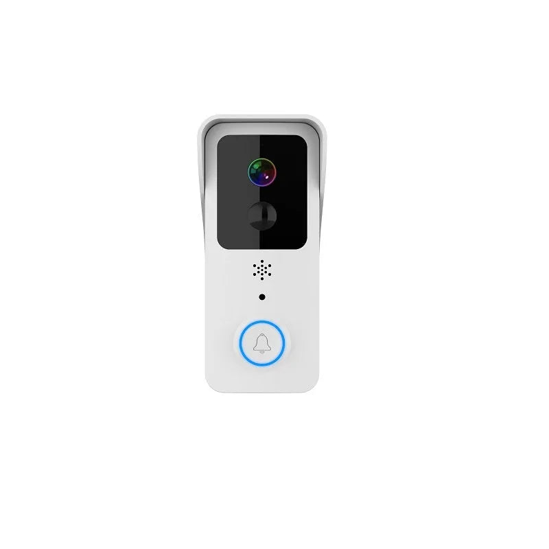 Waterproof smart visual doorbell with HD camera and 18650 battery for wireless outdoor security