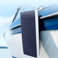 Blue EVA marine bumper fender for boat hull and dock protection.