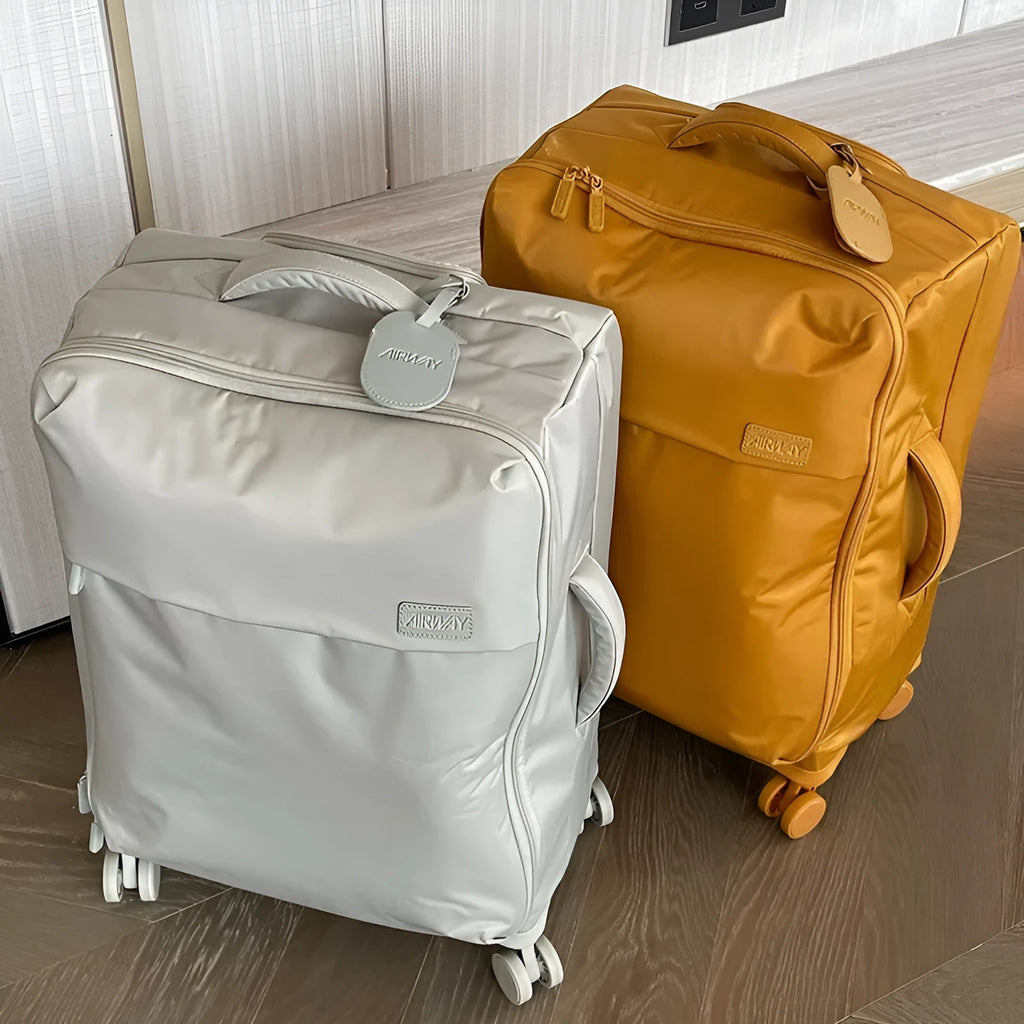Ultra-light waterproof Oxford cloth suitcase with universal wheels in a choice of colours