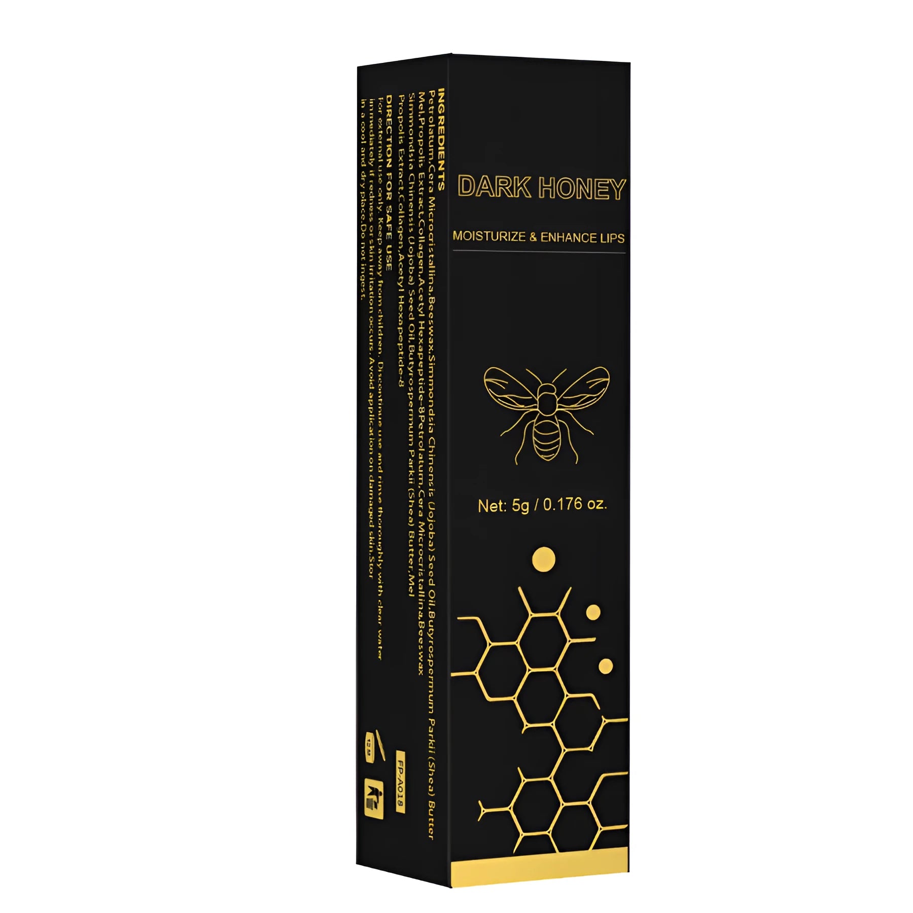 Dark honey lipstick bullet with 5g net content and matte finish