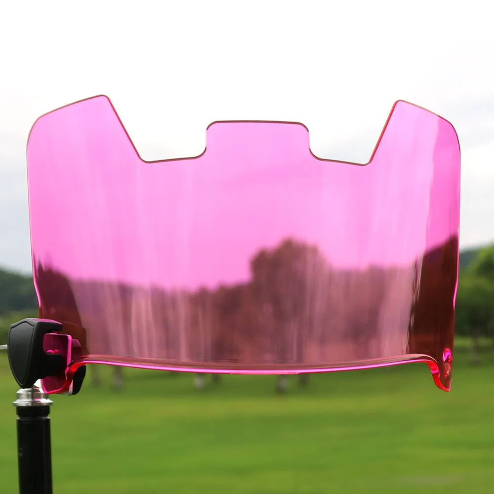 Rugby helmet goggles in multiple colours mounted on a rugby scrum cap