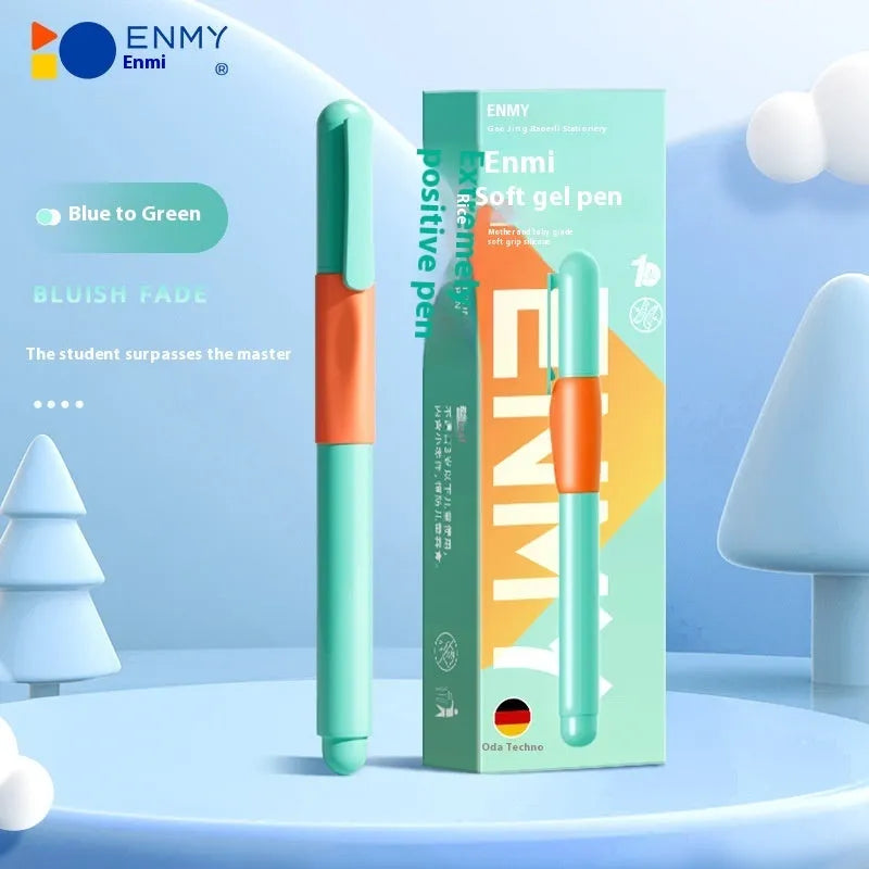 Student posture correction pen in blue, green, purple, and orange colour options with plastic shell.