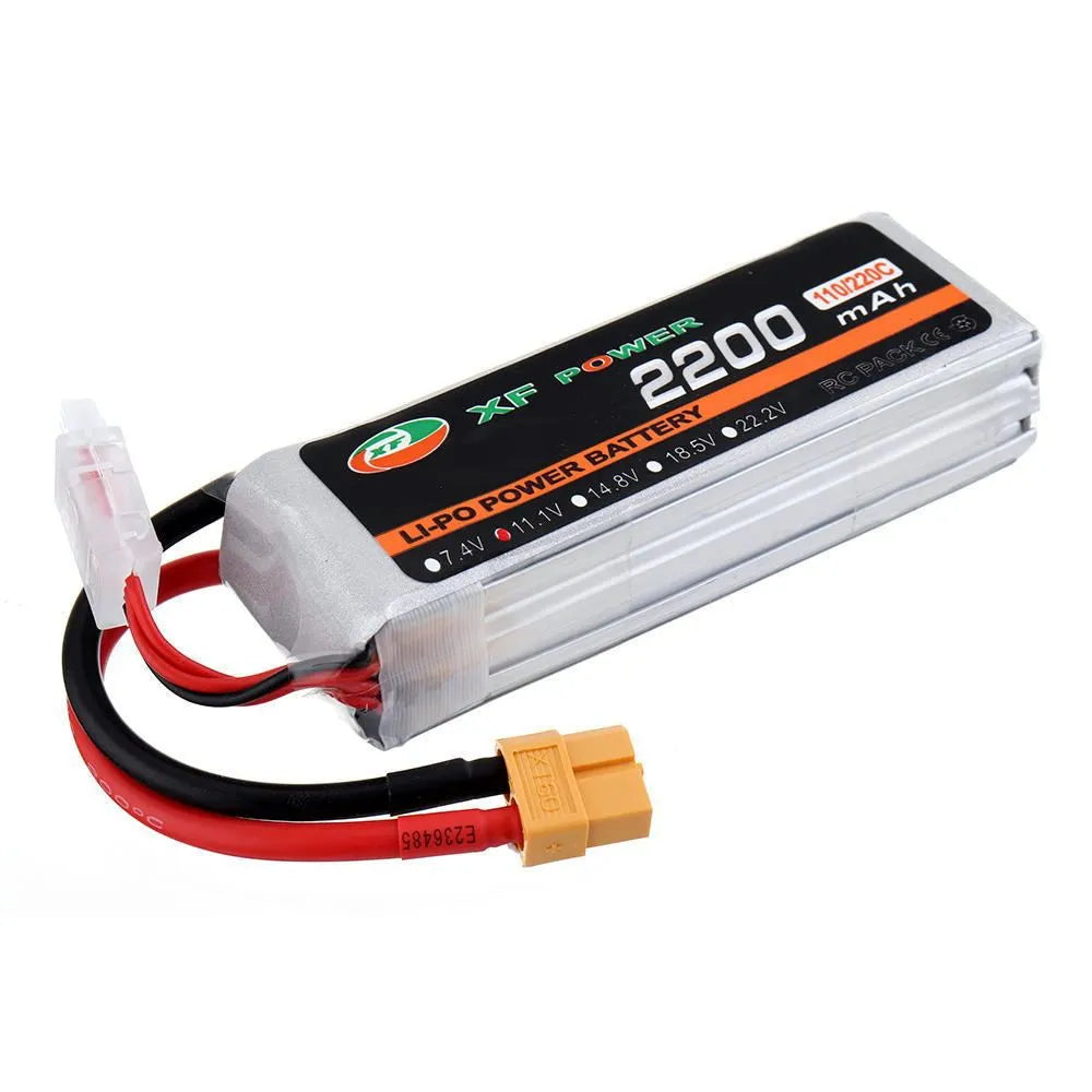 XF Power black 14.8V 1000mAh graphene drone lithium battery with XT60 plug connector