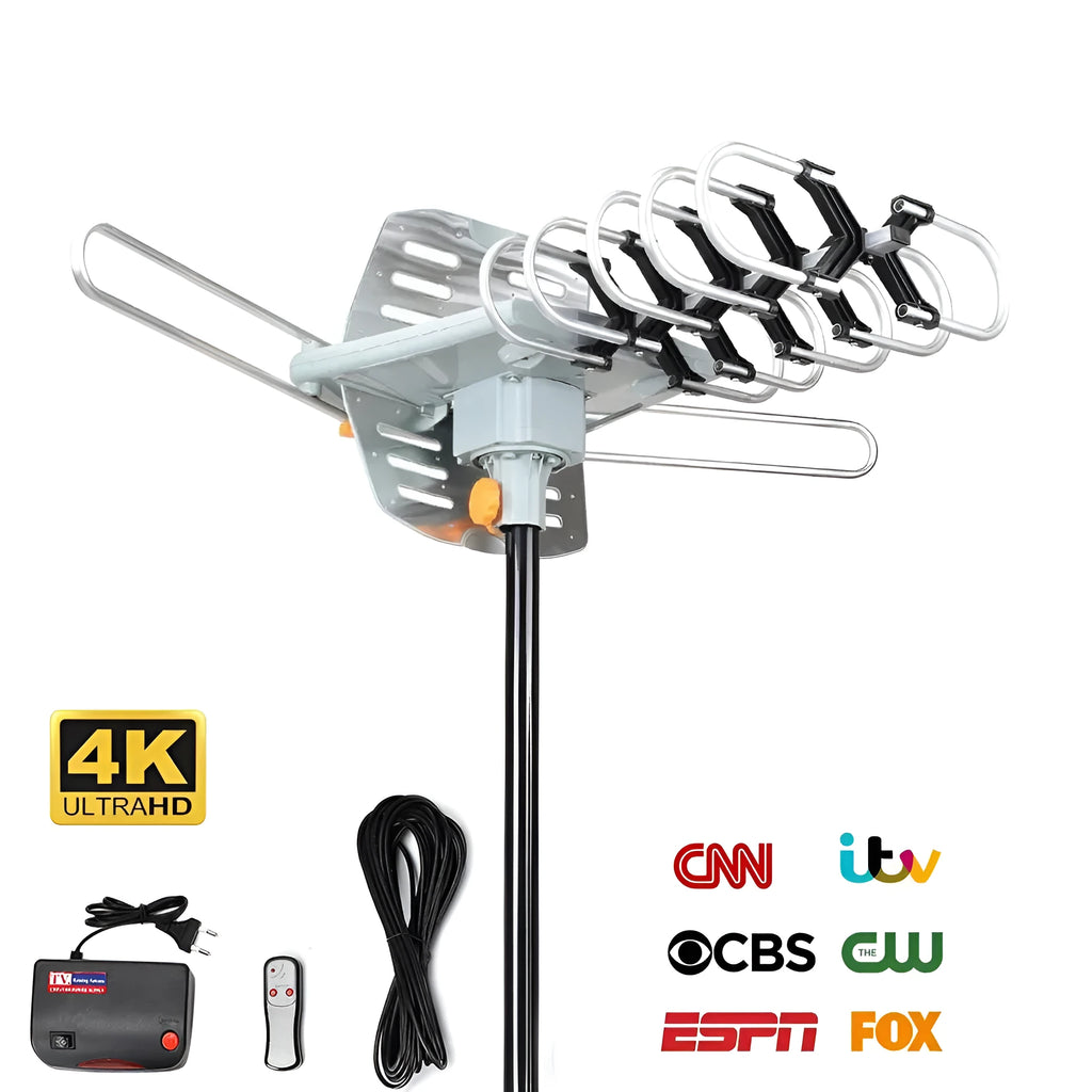 GR-1002 outdoor digital TV antenna receiver with rotatable design for signal optimisation