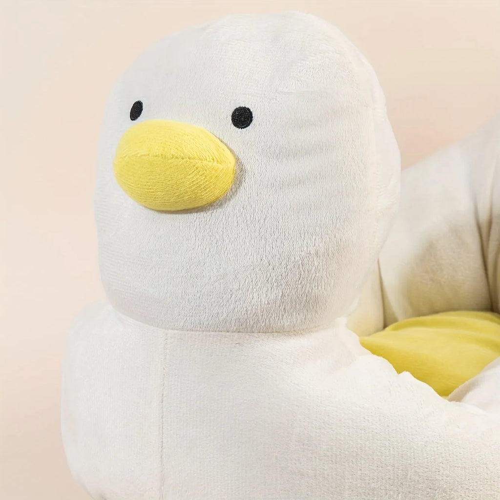 Duck shape pet bed sofa for small dogs and cats in blue or white colours
