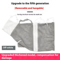 Upgraded fifth-generation cat grooming bag in grey, green, or pink and white detachable design.