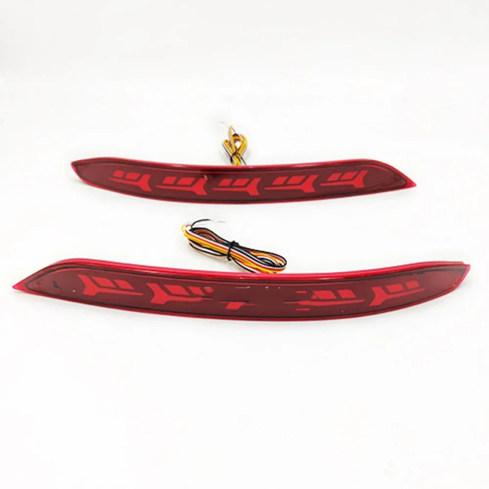 Volkswagen Sagitar rear LED bumper light with animated flowing water lighting effect