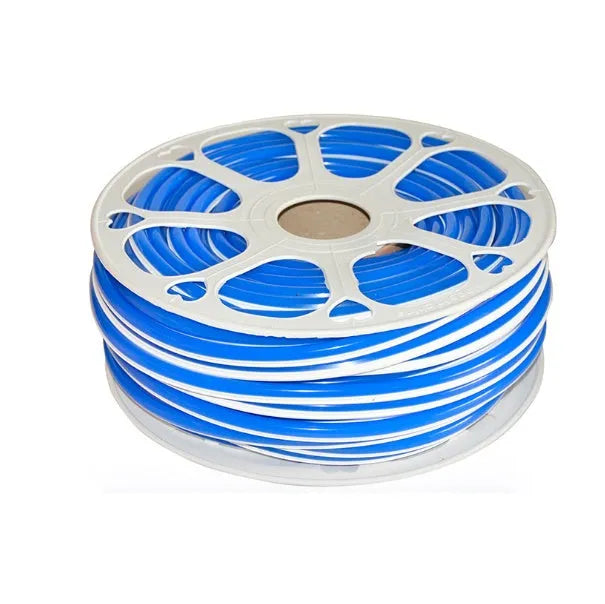 Flexible silicone neon light bar showing 8mm width and available in multiple colours on 50 metre roll