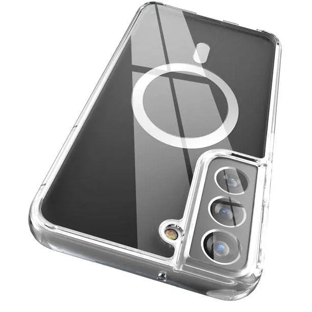 Transparent MagSafe magnetic phone case for Samsung S21 S22 S23 models