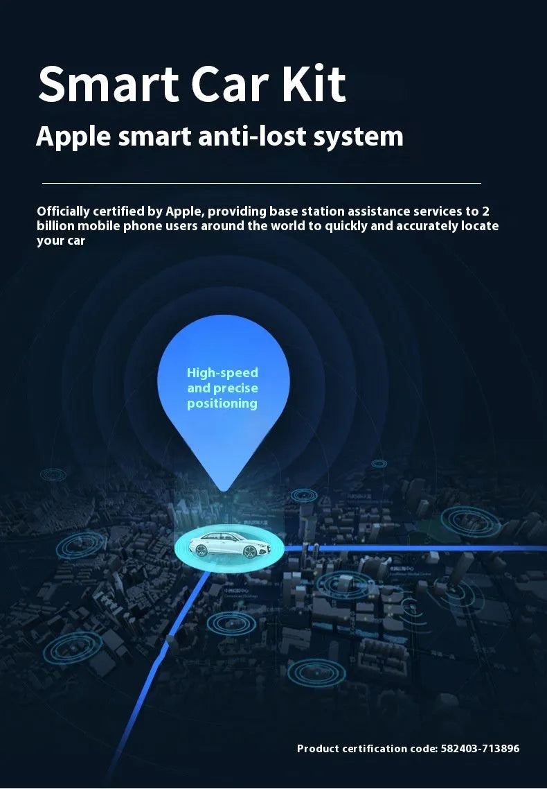 Black GPS car tracking device with charger port connection for vehicle location monitoring