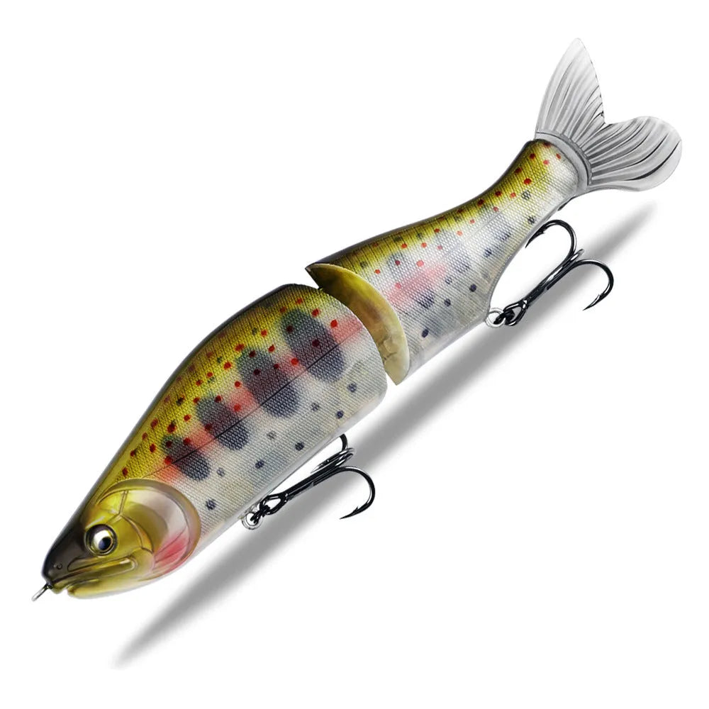 185mm soft plastic fishing bait in realistic fish design for bass fishing