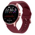 Smart Bluetooth sport watch with 1.43 inch round screen and IP68 waterproof rating in black blue pink or red
