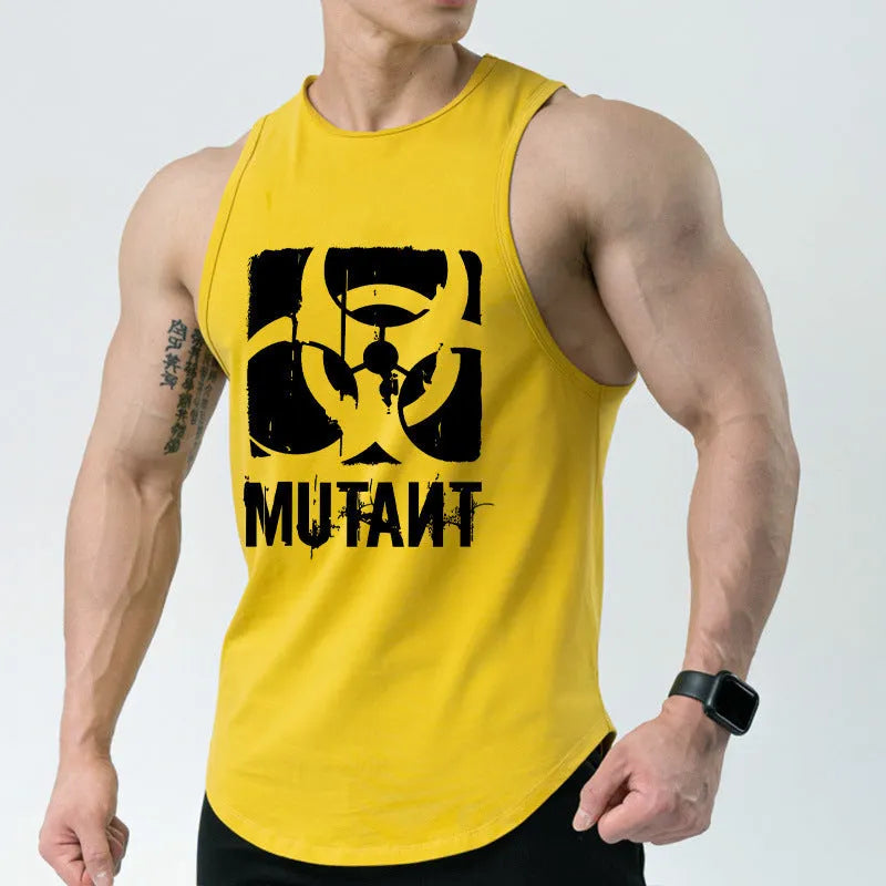 Loose fit polyester training waistvest in multiple colour variations including semicircle designs