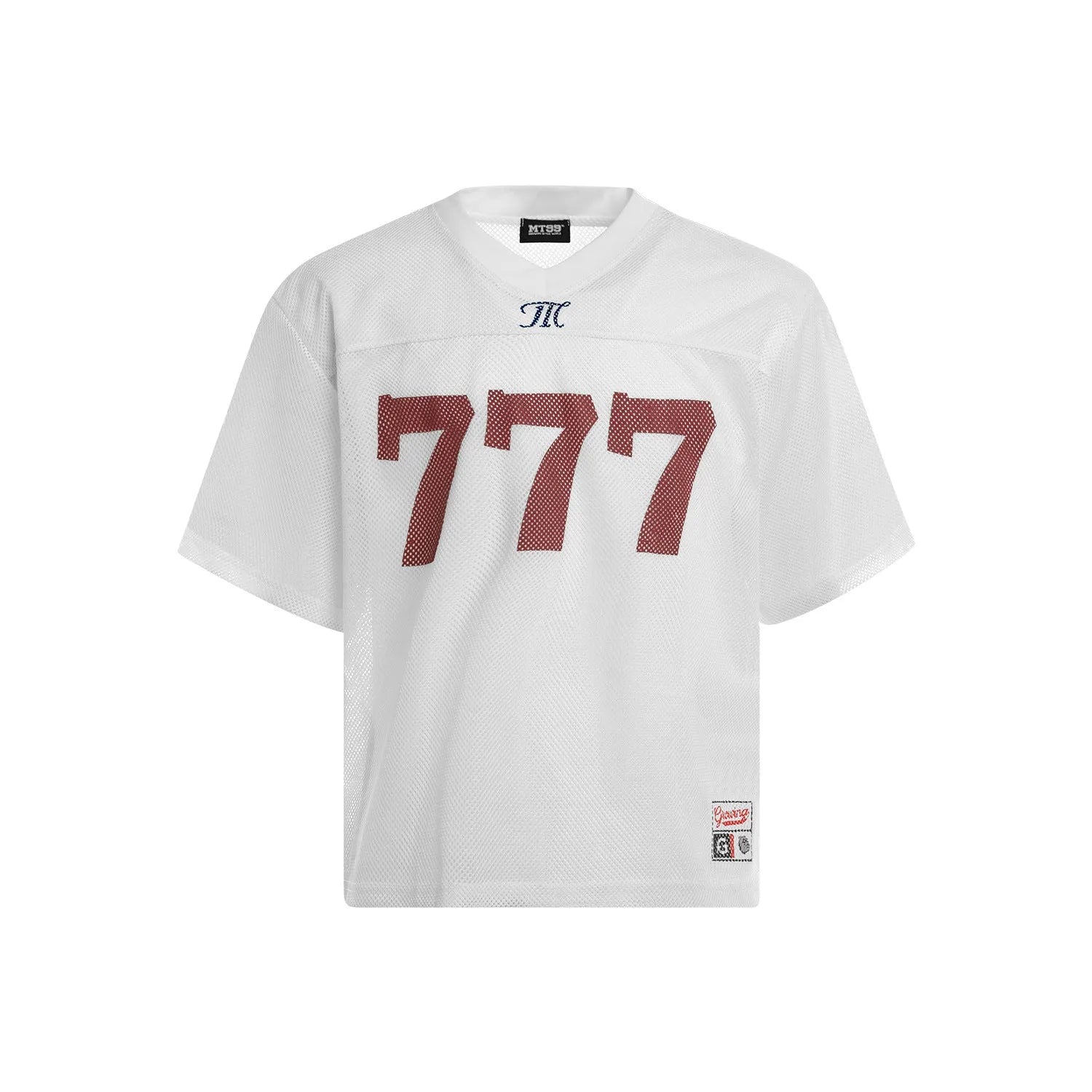 Men's loose fit summer T-shirt in retro street style with polyester fabric