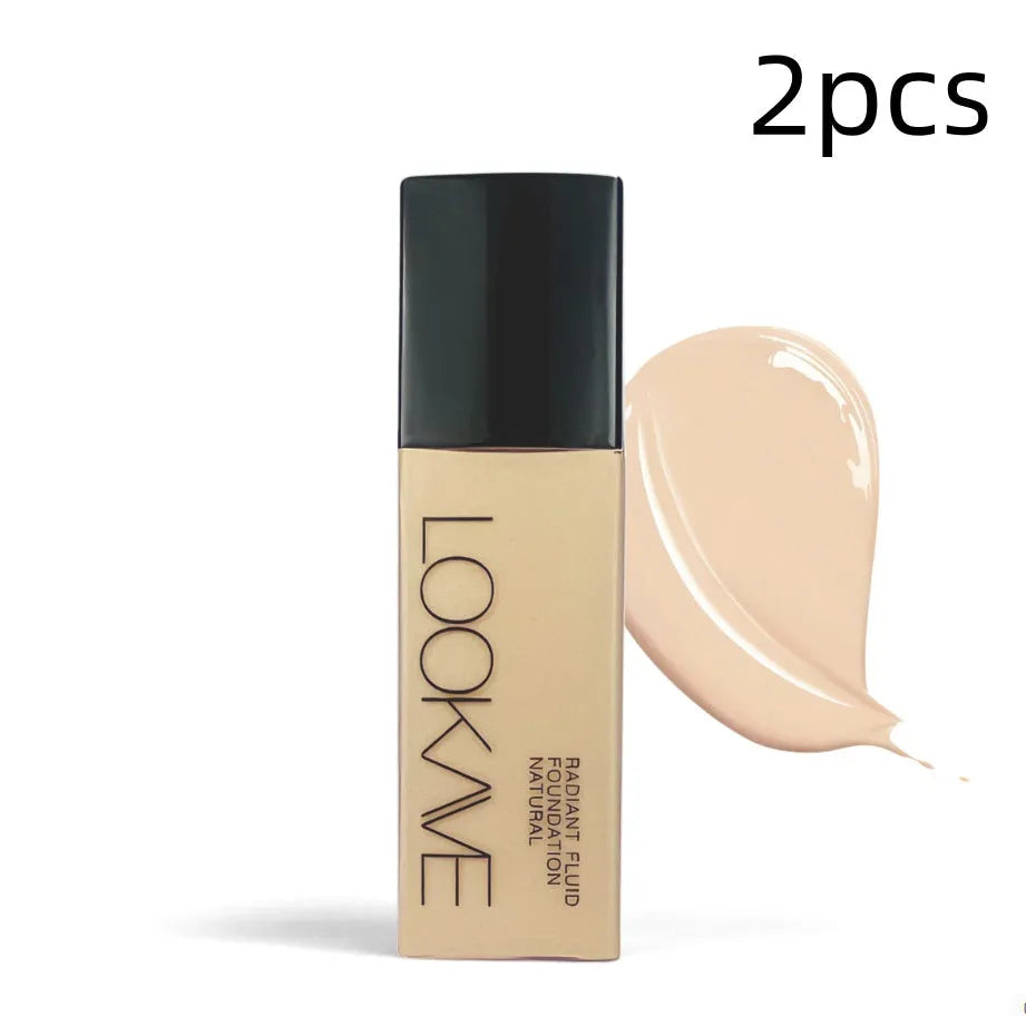 LOOKAVE Matte Liquid Foundation tube in 21c size with shade options LK63C-01 to LK63C-06